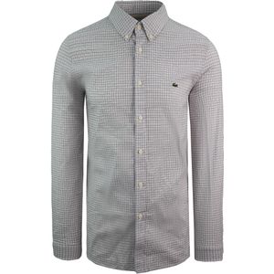 Lacoste - CH0487 CSA - Overhemd - Grijs - Stretch Slim Fit