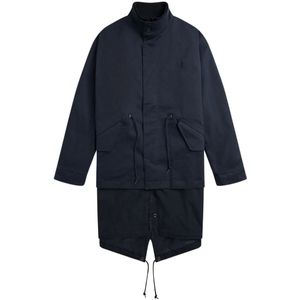 Fred Perry - Dubbellaags Gearceerd - Jack - Marineblauw
