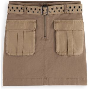 Scotch & Soda 177307 high-rise cargo mini skirt