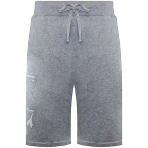 Diadora - C5493 - Korte Broek - Lichtgrijs - Katoen