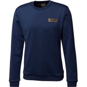 EA7 Trui sweater w23 navy xiii blau