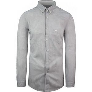 Lacoste - Regular Fit - Overhemd - Wit/Zwart