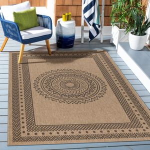 Muratap Natur vloerkleed kumar buitenkleed sisal laagpolig indoor en outdoor beige 120x170 cm