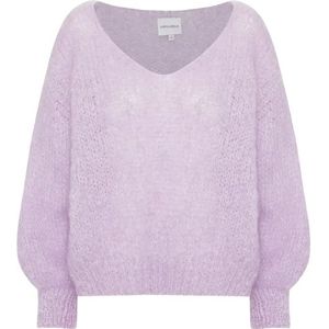 American Dreams Milana ls mohair knit light purple -