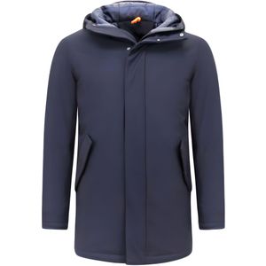 Enos Halflange parka met capuchon