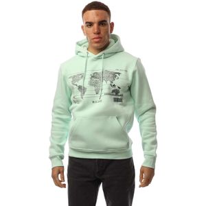 Mallet - Jasper Global Hoodie - Groen - Regular Fit