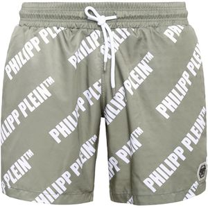 Zwembroek - Trendy - Met Witte Belettering - Comfortabele Pasvorm - Sneldrogende Stof