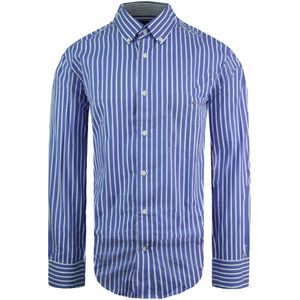 Eden Park - Regular - Overhemd - Blauw/Wit - Oxford