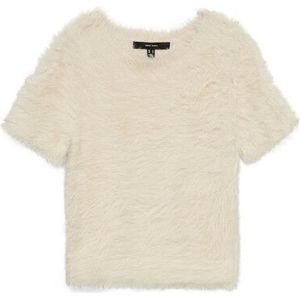 Vero Moda - Vmfluffy Ss O-neck - Pullover - Birch - Dames