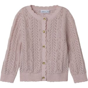 Vest - Met Kantpatroon en Glittergaren - Normale Pasvorm - Ronde Halslijn