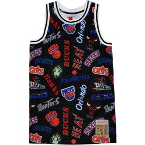 Mitchell & Ness - All Over Eastern Swingman - Herentanktop - Zwart