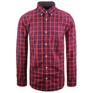 Eden Park - Oxford Overhemd - Rood - Heren