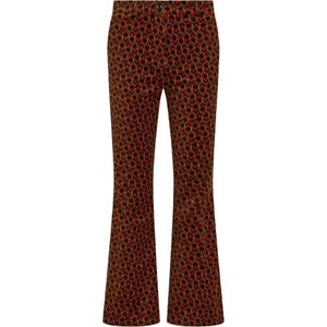 King Louie Marcie flared pants quentin black