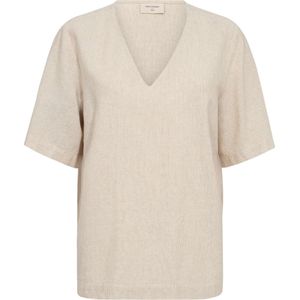 Free Quent Fqlava blouse simply taupe&off white stripe