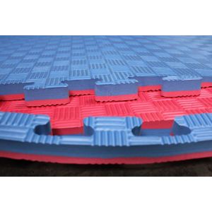 Legend Sports Legend puzzelmat sportvloer | 100 x 100 x 4 cm | blauw / rood