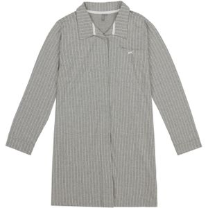 By Louise Dames pyjama nachthemd lange mouw gestreept