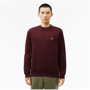 Lacoste - Fleece Crewneck Sweatshirt - Roodbruin - Heren