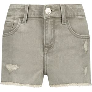 Raizzed Meiden korte jeans louisiana crafted light grey stone