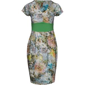 Conquista - Jurk - Met Kapmouwtjes - Bloemenprint