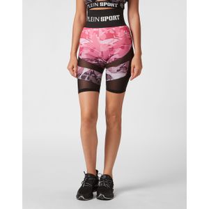 Plein Sport - Korte Broeken - Roze - Polyester - Sport Leggings