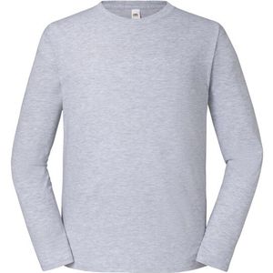 Fruit of the Loom - Iconic 195 - T-shirt - Heather - Lange Mouwen