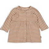 Quapi Newborn baby meisjes jurk elena aop mocha stripe