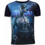 Local Fanatic Captain sailor man digital rhinestone t-shirt