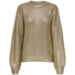 ONLY - ONLKAMA LS FOIL RIB - Gebreide Pullover - Meisjes