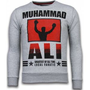 Local Fanatic Muhammad ali rhinestone sweater