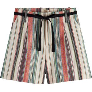 Scotch & Soda High rise crafted stripe short crafted stripe