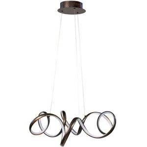 Highlight arte classic hanglamp led 65 x 65 x 130cm roestig