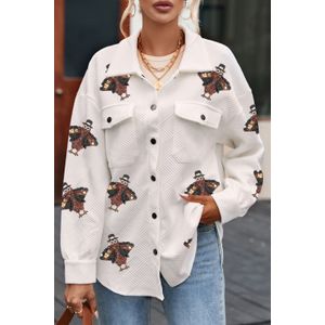 Geverfde Detail Relaxed Fit Shirt