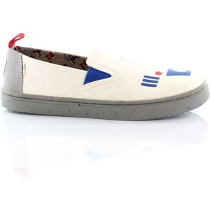 Toms - Luca R2D2 Print - Lage Slip On Trainers - Wit - Kinderen