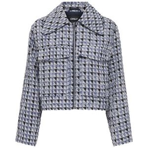 Only onldafne life zip boucle jacket cc 15349257 cloud dancer