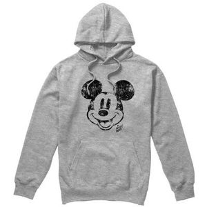 Disney Heren mickey mouse gezicht distress hoodie