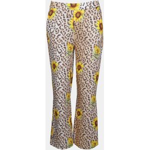 Mucho Gusto Pants lesbos leopard print with sunflowers