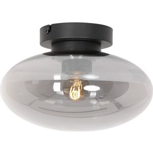Steinhauer Ovale plafondlamp reflexion zwart