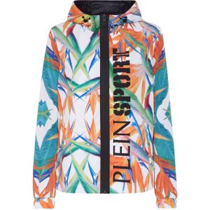 Hooded Windbreaker - Floral Print - Nylon - Waterdicht - Met Rits