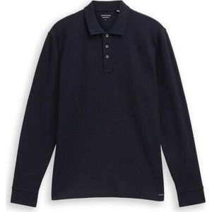 Tom Tailor - Polo ls - Navy - Heren