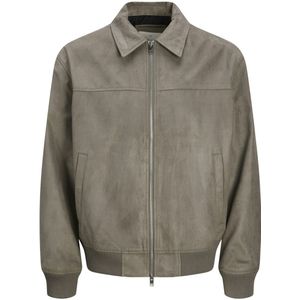 Jack & Jones Jprccray faux suede bomber taupe