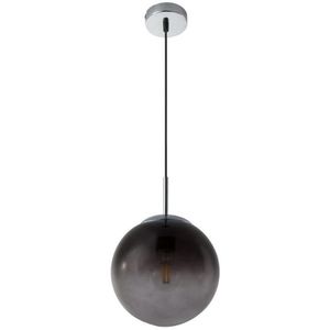Globo Moderne hanglamp varus l:20cm e27 metaal chrome