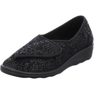 Westland - Nice 104 - Gezondheidsslipper - Zwart - Textiel