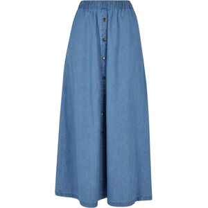 Urban Classics Dames denim lichtgewicht wijde maxi rok