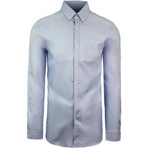 Lacoste - CH9623 NSV - Overhemd - Blauw - Reguliere Lange Mouw - Katoen