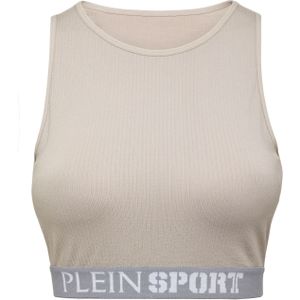 Plein Sport - Sports Bra Logo - Grijs - Dames - Naadloze Sportbeha