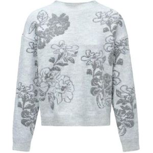 Salsa 21009351 floral jacquard jumper glitter