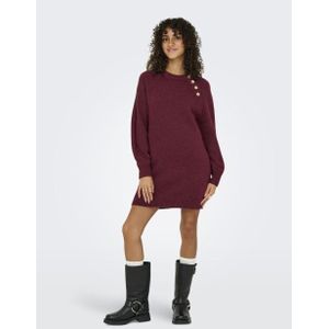 ONLY - ONLEMMA LIFE - Gebreide Jurk - Mini - Lange Mouwen - Regular Fit