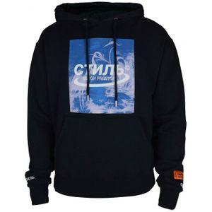 Heron Preston - Sweatshirt - Zwart - Met Capuchon - Katoen