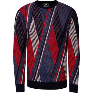 Rusty Neal - Fijngebreide Trui - Ronde Hals - Heren