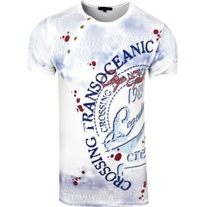 Rusty Neal - T-shirt - Katoen - Zwart - Normale Pasvorm